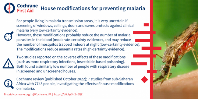 Blogshot house modifications for malaria